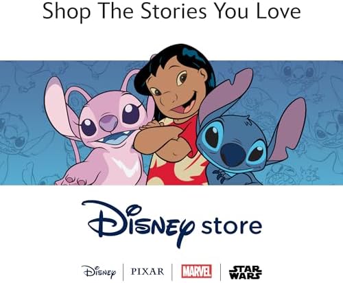 Disney Store Official Stitch Weighted Medium Soft Toy, 36cm/14, Cuddly Toy with Removable Weighted Pouch, Stitch Stuffed Animal with Embroidered Details, Soft-Feel, Suitable for All Ages
