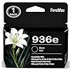 Cartucho de tinta 936XL 936e para impresora HP compatible con cartuchos de tinta HP 936 936E 936XL 9125e 9120e para impresoras Officejet Pro 9125e 9120e 9730e 9135e 9130e 1BK