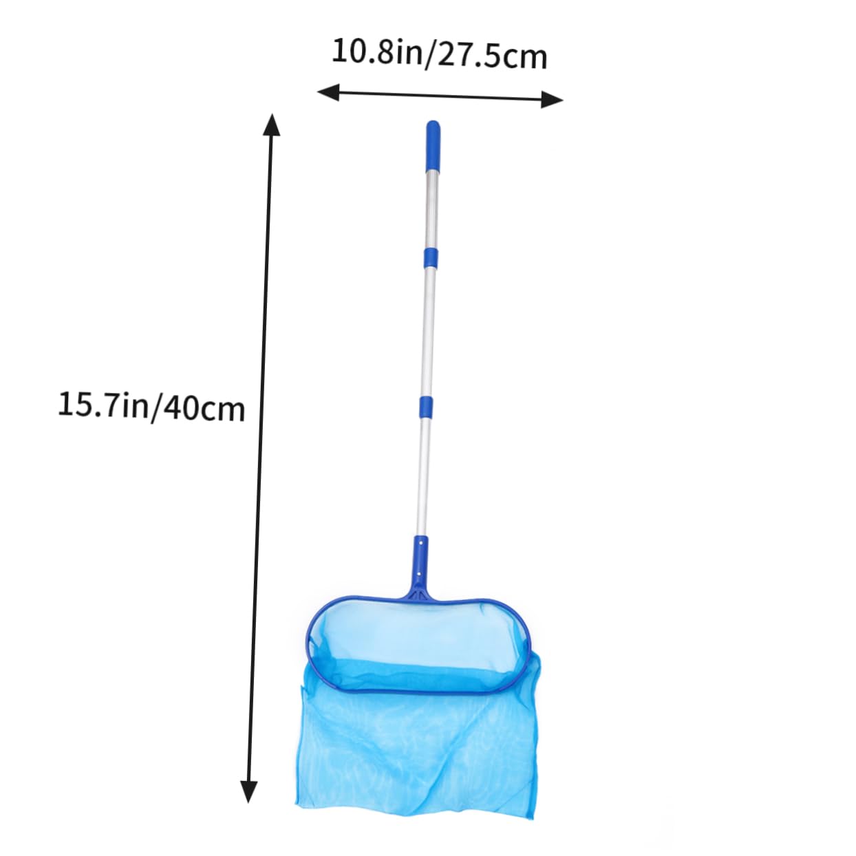 BESPORTBLE Limpieza para Piscina de Limpieza con Malla para Rastrillo de Herramienta para Limpiar Piscinas con Varilla de Expansión