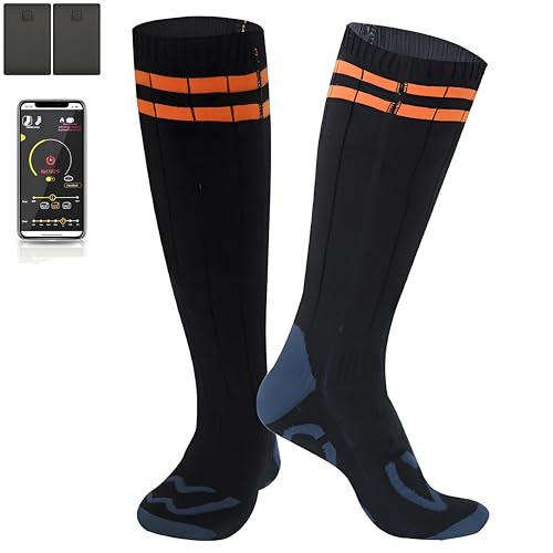 Chaussettes chauffantes d'hiver pour activités outdoor et ski