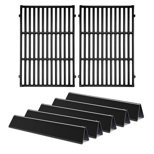 Unicook 3-Piece Heavy Duty Cast Iron Grill Grate for Weber Spirit 310