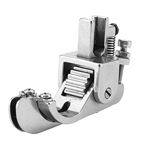 Walking Presser Foot Adjustable Roller Presser Foot Sewing Machine Foot for Leather Thick Fabric Cloth(#3)