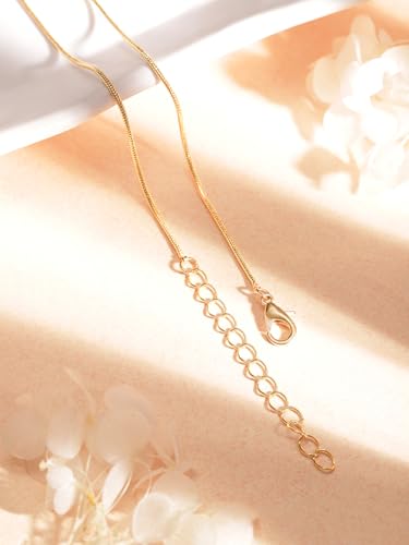 Image of Rubans Demi Fine Stainless Steel Pendant Chain Daily Gift for Women & Girls