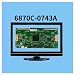 Tcon Board ! 6870C-0743A V17_60_UHD TM120_Apollo17H 60 Inch TV Board,Compatible for LG，...etc. ，Compatible for Logic， Board T-con(Board with Cable)