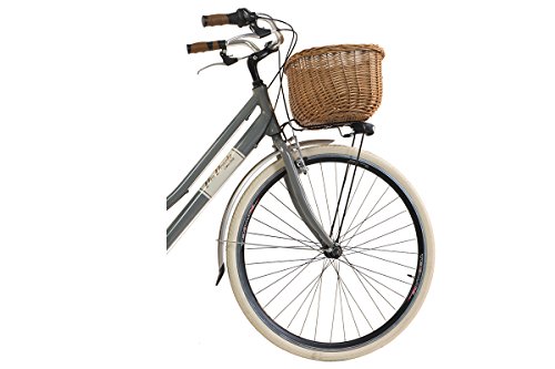 Miniatura 3 de Via Veneto By Canellini Bicicleta De Ciudad Vintage Retro Aluminio Mujer Gris 46