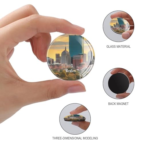 Imanes de nevera de Boston para decorar tu cocina con fotos y notas 3