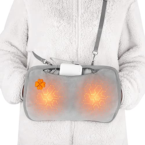 Hand Warmers Rechargeable, Portable Graphene Heated Gloves Handwarmers Bag with 10000MAH Power Bank,2 Heating Area&3 Heat Modes, Fast Electric Heating Pads for Women,Kids, Hunting,Camping&Xmas Gifts Hand Warmers Rechargeable, Portable Graphene Heated Gloves Handwarmers Bag with 10000MAH Power Bank,2 Heating Area&3 Heat Modes, Fast Electric Heating Pads for Women,Kids, Hunting,Camping&Xmas Gifts