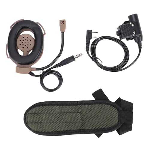 Auricular walkie talkie con cancelación de ruido y tubo acústico de 2 pines para radio UV5R