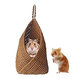 Particulièrement populaire auprès des petits animaux : convient aux oiseaux, au sucre glider, aux lézards et aux hamsters, ce hamac assure une base douce et de soutien pour se détendre. Il favorise un environnement harmonieux dans les maisons avec différents petits compagnons d'animaux et devient un lieu de retraite préféré.