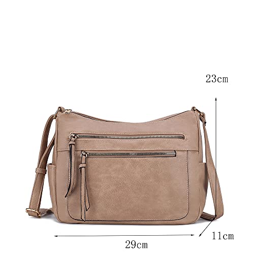 Mkf Collection Crossbody Bag For Women, Vegan Leather Crossover Messenger Shoulder Bag Purse #TOP5