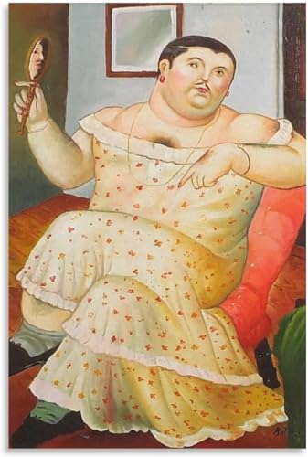 Toile Murale Fernando Botero 40X60cm - Solution Murs Vides Sans Cadre