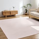 Homiin カーペット ラグ 200×250cm 約3畳 絨毯 洗える オールシーズン適用 北欧 おしゃれ ペールピンク