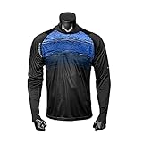 Camiseta de portero de calidad profesional, con zona elástica en las mangas para mayor ajuste y sin acolchado.
