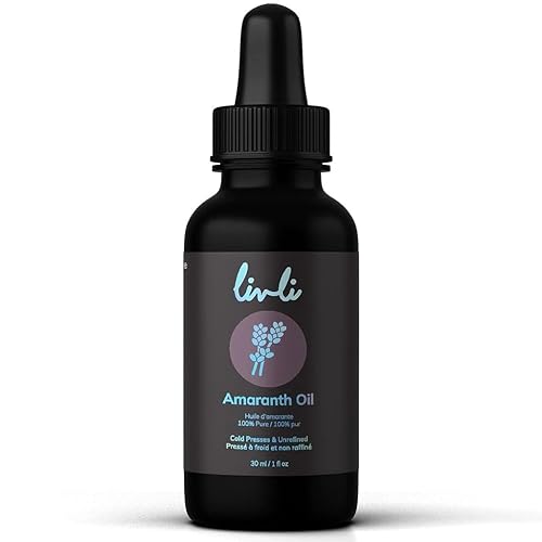 Aceite de amaranto prensado en frío de semillas orgánicas, grado alimenticio, sin refinar, hidratante natural para la piel, soporte inmunológico y