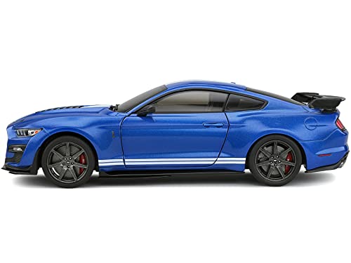 2020 Ford Mustang Shelby GT500 1:18 Azul Metalizado miniatura 4