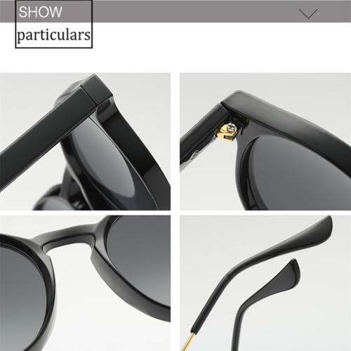 Classic Round Men Retro Sunglasses for Women Alloy Leg Uv4003