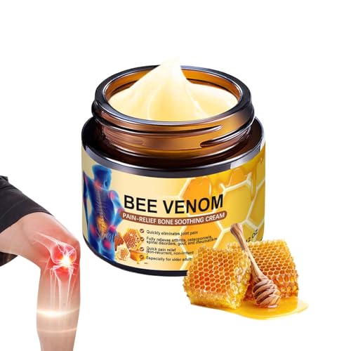 Bienengiftsalbe, Bienengift Gelenkcreme, Bee Venom Joint Relief Gel, Joint Relief Cream für Beschwerden in Gelenke, Knie, Gelenkschmerzen Linderung Gelenkschmerzen, Deep Nourishment Beruhigend