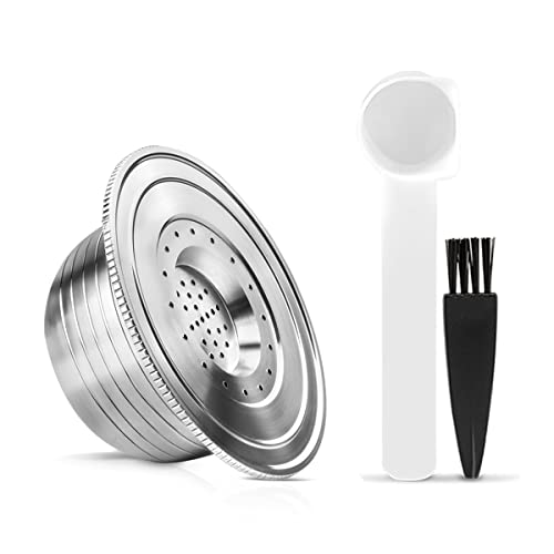 5 Capsule Per Caffé Riutilizzabili In Acciaio Inox + Cucchiaio – Compatibili Con Macchine Melody, Genio, Mini Me, Esperta