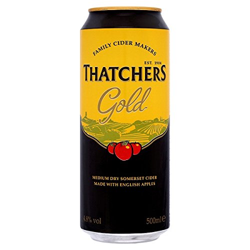 Thatchers Gold Somerset Cider (24 x 500ml Cans)