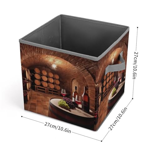 Cubes de rangement pliables et bacs de rangement empilables pour cave