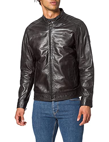 Strellson Premium Herren S.C.Osco-S 110095 Strellson Lederjacke, Schwarz,...