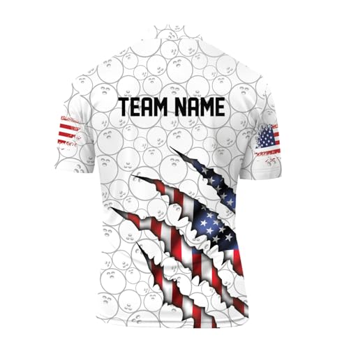 Rivelus Personalized Bowling Jersey 3D, Bowling Shirts for Team, Bowling Shirt Unisex for Men Women, Bowling Polo Shirts4