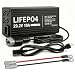 HERISKEER 24V 10A Lithium Battery Charger 29.2V LiFePO4 Battery Smart Charger with Anderson Connector LED Indicator Special for Lithium 24V LiFePO4 Deep Cycle Rechargeable 30AH-150AH Batteries Charger
