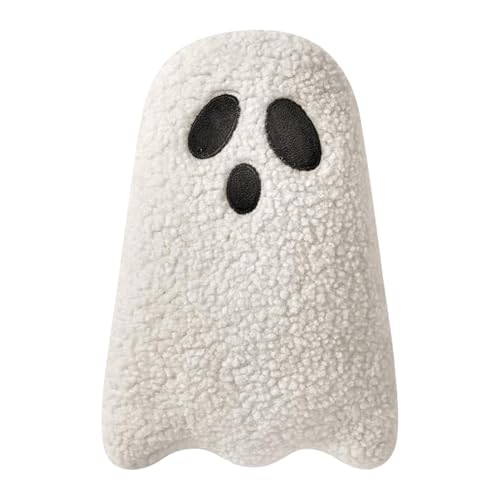 Cojín fantasma, 2 unidades, peluche de Halloween, decoración de cojín de felpa para niños, niñas, fiesta de cumpleaños, decoración de fiesta