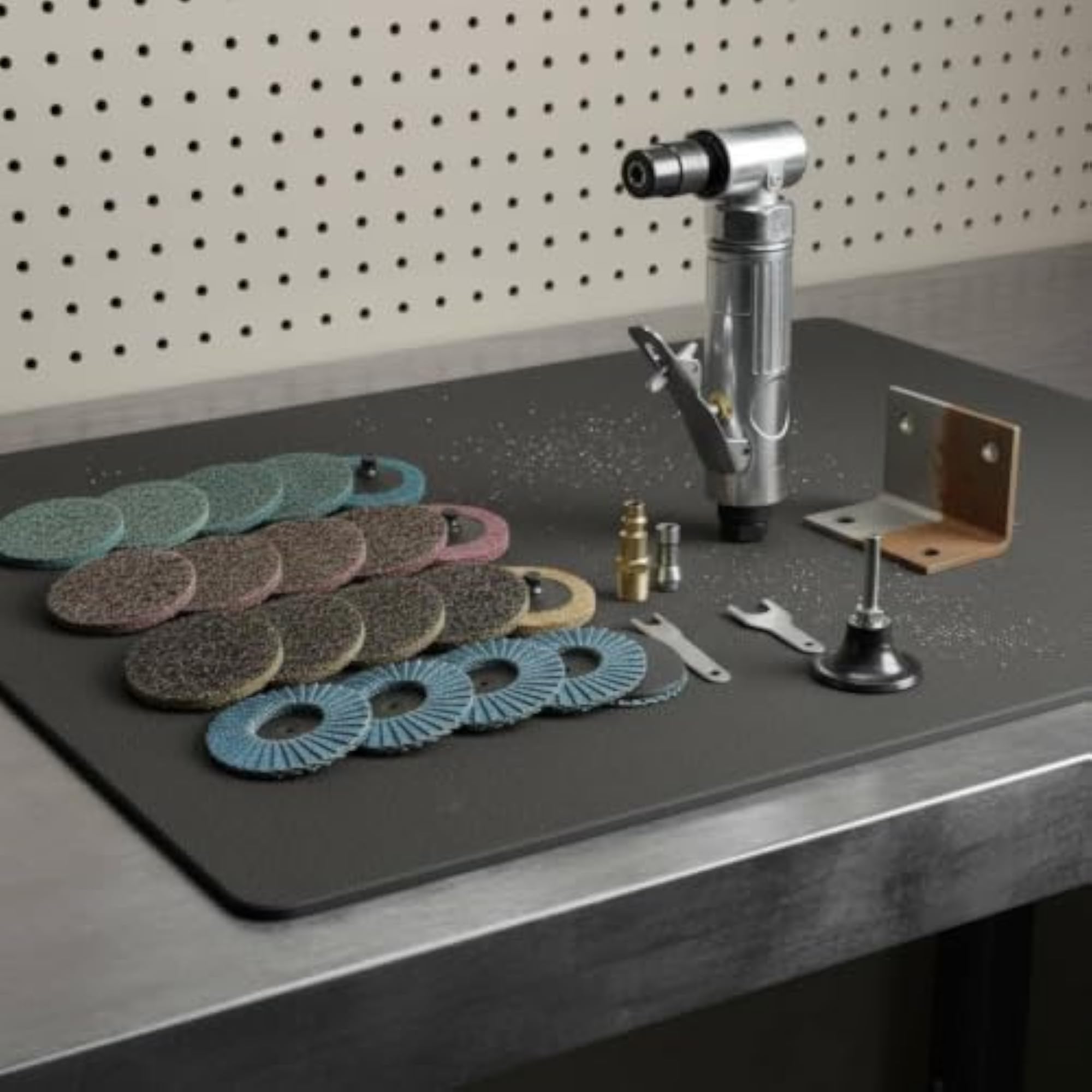 1/4 Inch Die Set with 20 Grinding Wheels for Pneumatic Die Rust Removal