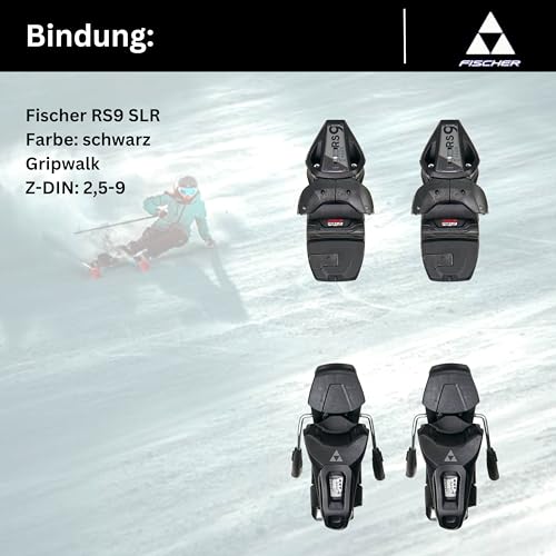 Sci alpino Carvingski On-Piste-Rocker – Fischer RC Fire SLR – 170 cm – con attacco RS9 SLR Z2,5 – 9 – Modello 2024 – All Mountain Ski – adatto per principianti fino agli esperti - 6