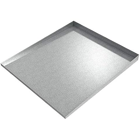 Front-Load Washer Drip Tray - 36" x 32" (Galvanized Steel) | Water Damage Prevention | No Leak | Made In The USA | Welded Water Tight | Killarney Metals Cover