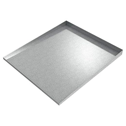 Front-Load Washer Drip Tray - 36" x 32" (Galvanized Steel)