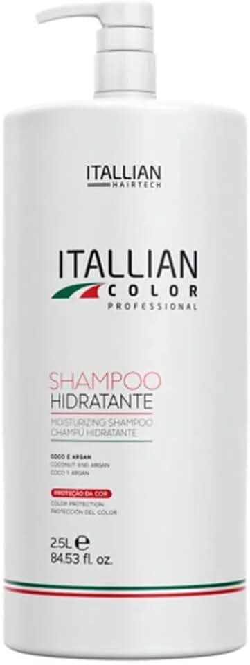 Itallian Hairtech SHAMPOO HIDRATANTE COLOR, Tamanho: 2.5 l (Pacote de 1)