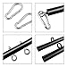 Spreader Bar Adjustable 23.5inch-31.5inch Stainless Steel Bar Body-Building Product Home Gym (Black)