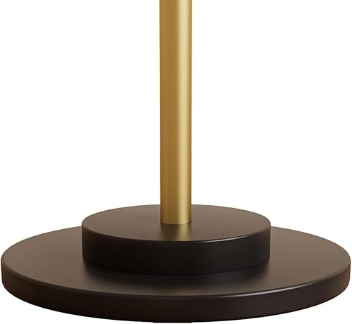 Miniatura 7 de Masupu Mesa auxiliar redonda para espacios pequeños, mesa auxiliar de pedestal, mesa auxiliar pequeña con base de metal, para sala de estar,