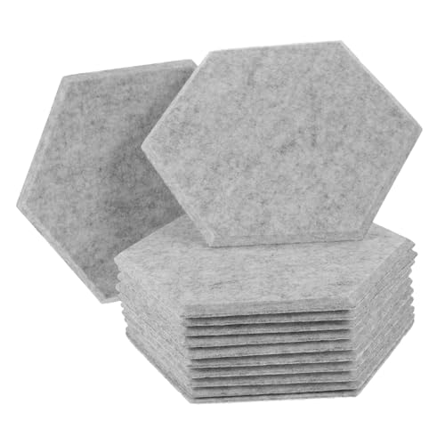 12 piezas paneles acústicos absorbentes para reducción de ruido con estética moderna para casa y estudio miniatura 6