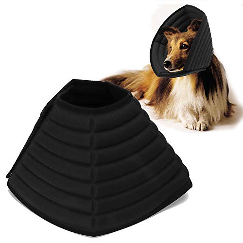 Collar de curación Qudinip Pet suave y ergonómico negro L 3