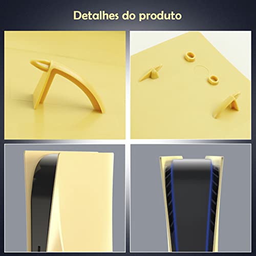 Conjunto De Placa Frontal De AcessóRios PS5 Para Playstation 5 Disc Edition, Capa Protetora Anti-Ris