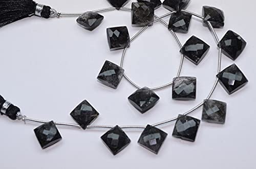 Quartz rutilé noir perles naturelles 8-11mm LKBEADS pour fabriquer un collier bohème