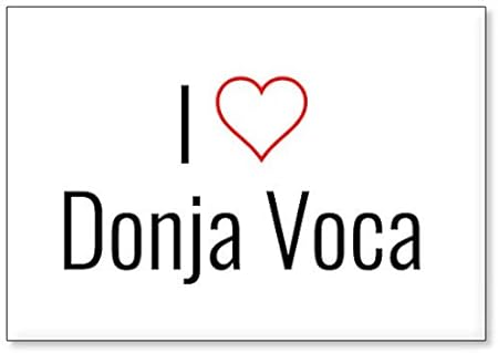 Mundus Souvenirs - Amo Donja Voca, Imán para Nevera (diseño 2)