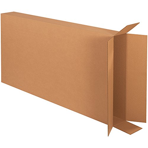 Choice Shipping Supplies 28' x 6' x 52' Corrugated Cardboard Side Loading Boxes, Kraft, Pack of 5, for Shipping, Packing and Moving, by Choice Shipping Supplies