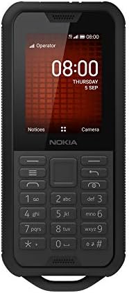 Nokia 800 Tough 2.4 Inch 4G UK SIM-Free Feature Phone with Google Assistant (Single-SIM) - Black