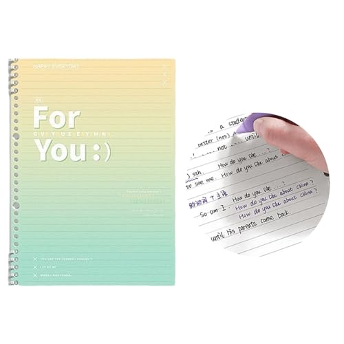 Cahier rechargeable 26 trous pour optimiser vos notes de bureau et de cours - 3