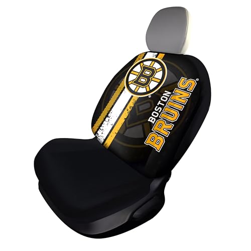 FANMATS NHL - Boston Bruins SEATCOVERRALLY-Boston Bruins Rally Seat Cover - Full Color Vivid Design - 1pc