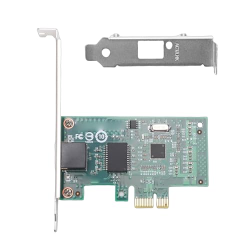 Zunate Gigabit PCIe Network Card, Adaptador Ethernet 1000Mbps con Puerto RJ45, PCI Express 2.0 X1, Plug and Play para PC de Escritorio, Servidor, Computadora Industrial miniatura 1
