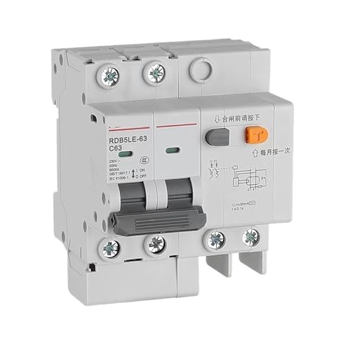 Disjoncteur principal RDB5LE-63DZ47 coupure instantanée 32A pour maison