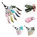 ZHIZHOUNEY 6Pcs Squid Jigs Baits Protector Portable Squid Jigs Hook Covers with Carabiner for Fishing Lures Baits Hook Tackle