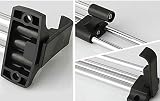 YANYUESHOP Push-Pull drążek na ubrania do garderoby, wyciągany drążek do szafy, wieszak na ubrania z zestawem śrub (25-50 cm) (rozmiar: 30 cm)