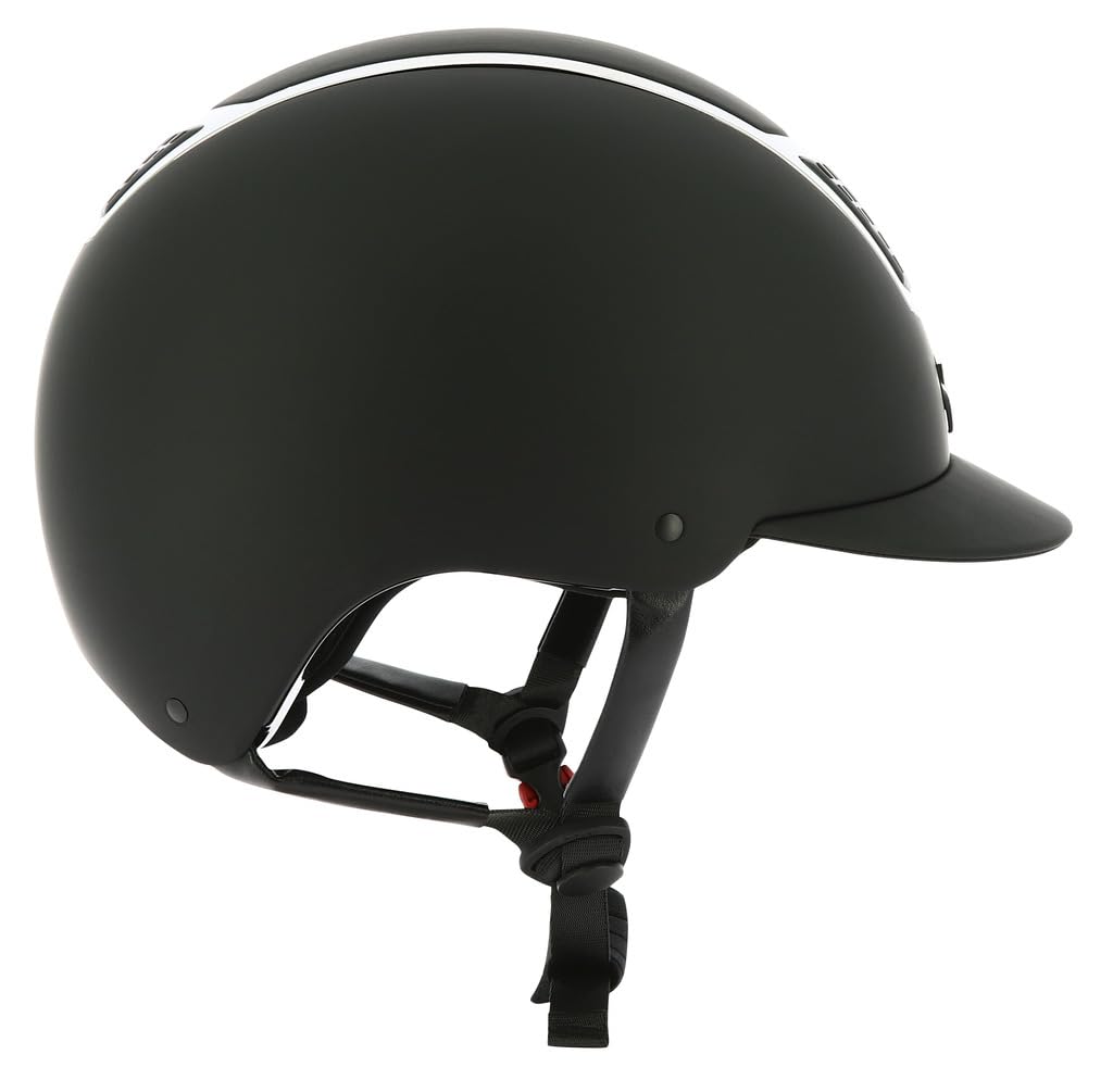 Ekkia EQUITHÈME Airy - Casco de equitación, color plateado y negro