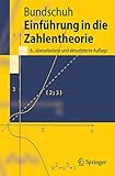 zahlentheorie buch  Einführung in die Zahlentheorie (Springer-Lehrbuch)